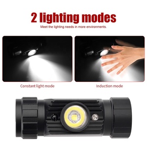 <span class=keywords><strong>Lampada</strong></span> frontale 18650 bambini con sensore <span class=keywords><strong>ricaricabile</strong></span> USB C - Product Image 4