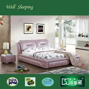 DS-720 #2017 粉红色简约卧室套装，热卖高端花式 divan 床设计