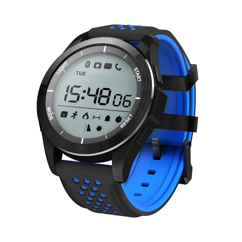 Quality Waterproof IP68 Sport Smart Watch F3 With Sleep Monitor Pedometer Compatible iOS