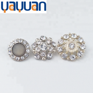 2024 nút các nhà sản xuất silvertone Fancy pha lê Rhinestone nút cho khuyến mãi - Product Image 4