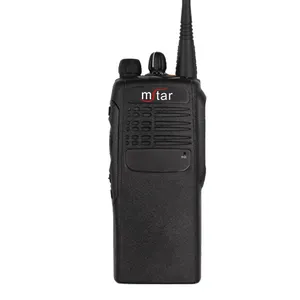 Walkie Talkie GP340 Merek Kustom, Transceiver Profesional VHF UHF Radio Dua Arah