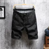 2022 высококачественные джинсы, мужские летние черные стильные короткие джинсы для мальчиков, джинсовые OEM