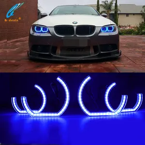 מכירה לוהטת קריסטל C צורת LED RGB עיני מלאך עבור B. MW E90 E91 E82 E87 E60 E92 F30