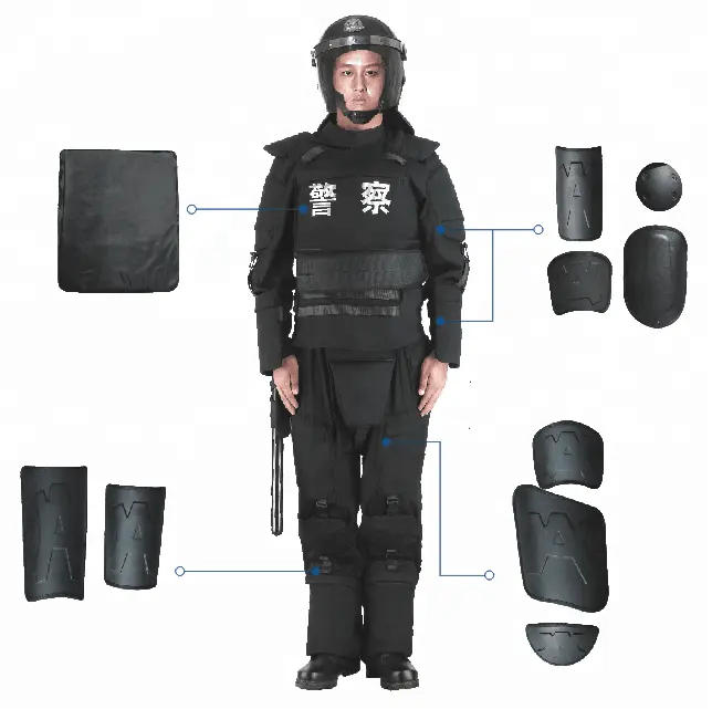 Équipement de tir pour la Police, kit anti-blessures, armure corporelle