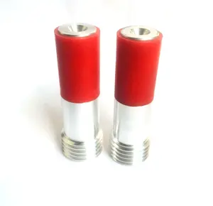 JL 150X8 MM rojo PU Venturi de chorro de arena de carburo de boro chorro de boquilla con boquilla titular