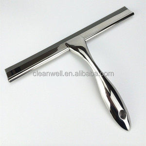 Tergivetro in Acciaio Inox con Manico in Metallo e Foro Rotondo per Pulizia <span class=keywords><strong>Bagno</strong></span> e Vetri Auto - Product Image 3