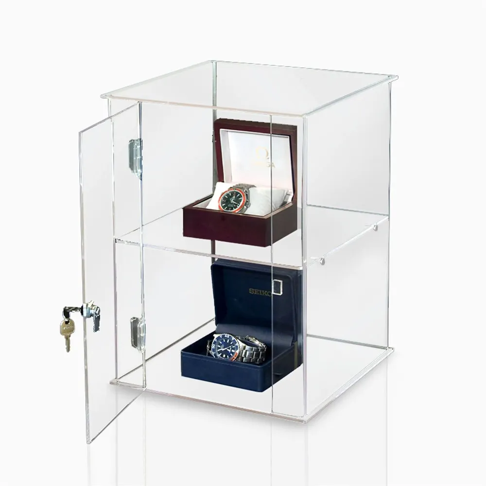 Customized Large Clear Acrylic Showcase Display Cabinets For Toy Shops