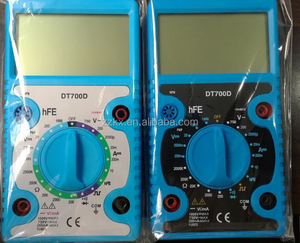 Grand ÉCRAN LCD Numérique Multimètre Universel Compteur <span class=keywords><strong>OHM</strong></span> Mètre Voltmètre Ampèremètre DT700D - Product Image 2