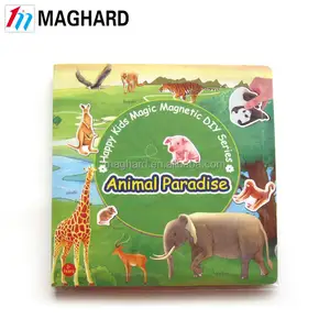 Thiên Đường động vật Từ Magic DIY Cuốn Sách Câu Chuyện/Magnetic DIY Toy cho Trẻ Em