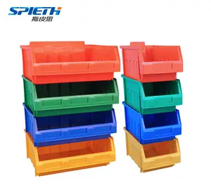 Industrial warehouse large stackable plastic storage bins