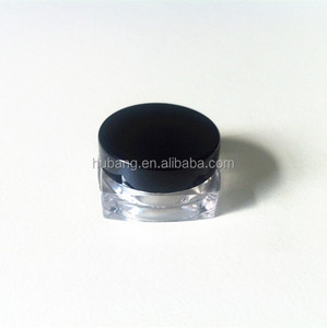 Vente chaude aquare 24 à un sac en plastique 10 ml PS vide soins de la peau crème pots avec couvercle rond - Product Image 1