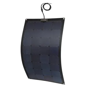SEMI FLEXIBLE 110ワットSOLAR PANEL WITH ETFE FOR CARAVANS、RECREATION VEHICLE、BOATS、CAMPER VAN、CAMPING、