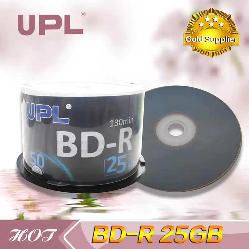 2017 precio barato BD-R disco bluray 25GB con 4X