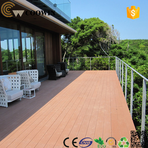 Hormigón decking plástico material de madera de goma de madera al aire libre compuesto <span class=keywords><strong>pisos</strong></span> de madera - Product Image 4