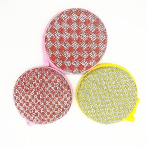 2Pcs Non-Mài Mòn Đầy Màu Sắc Vòng Miếng Bọt Biển Nhà Bếp Lau Chùi Pad - Product Image 4