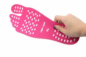 Pies Descalzos suelas palo pies almohadillas de pie almohadilla adhesiva etiqueta engomada de Stick-en plantas Nakefit Invisible impermeable <span class=keywords><strong>Anti</strong></span>- Slip playa - Product Image 4
