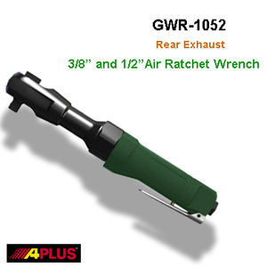 Clé à cliquet pneumatique APLUS GWR-1052 1/2" à couple élevé, tête hexagonale, 200 tr/min, 60 Ft-lb, 4CFM, entrée d'air 1/4", certifiée ISO9001, garantie 1 an - Product Image 2