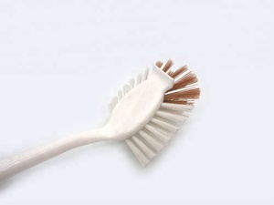Brosse en bambou écologique Brosse de nettoyage pour casseroles avec manche en bambou - Product Image 4