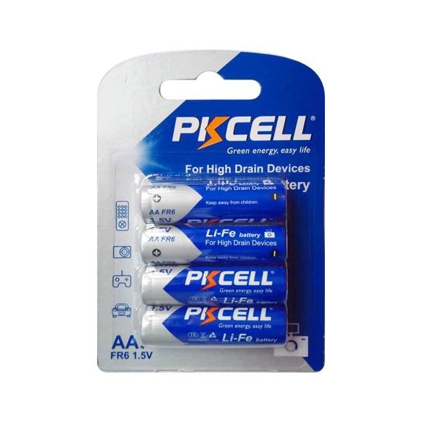 Non Rechargeable 2900mah Lfb Fr14505 Fr6 1.5v Aa Lithium Battery for Digital Camera