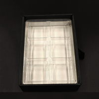 Nouveau design 12 cavités blister insérer plateau boîte d'emballage plateau pour chocolat