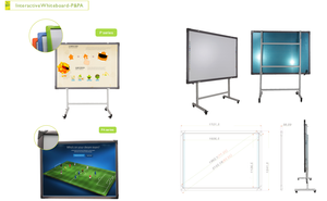 Tableau blanc interactif intelligent pour l'enseignement, Riotouch 82 pouces, tactile infrarouge, écran tactile numérique pour <span class=keywords><strong>les</strong></span> écoles - Product Image 5