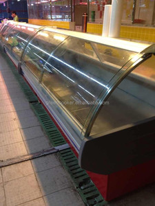 Deli — comptoir de service pour aliments, ml, couleur noire, refroidisseur de viande, <span class=keywords><strong>vitrine</strong></span> pour poisson frais - Product Image 5