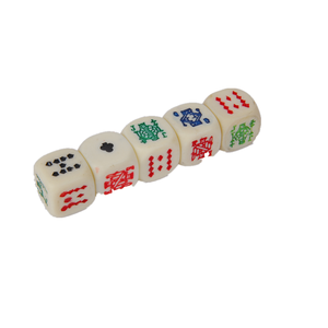 โป๊กเกอร์งาช้างที่กำหนดเองและชุดลูกเต๋าคพ็อต,ลูกเต๋า <span class=keywords><strong>JQK</strong></span> - Product Image 3