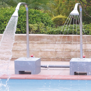 Jet de massage en acier inoxydable argenté pour piscines, équipement de spa à <span class=keywords><strong>installation</strong></span> facile - Product Image 1