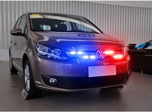 Hochwertige Hochleistungs-Rot-Blau-Bernstein-Weiß-Grün-LKW-Fahrzeug-blinkende Notgrill-LED-Blitz-Warnleuchte