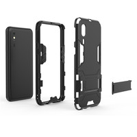Nouvelle coque arrière hybride antichoc en TPU Iron Man avec béquille pour Samsung Galaxy A2 Core
