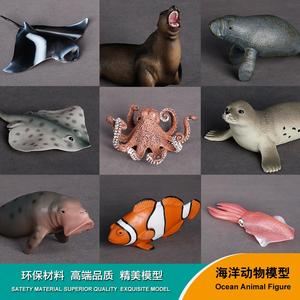 Figuras de Animales Marinos de PVC Sólido, Modelo de León Marino, Juguetes de Simulación de Vida Marina, Venta al Por Mayor - Product Image 3