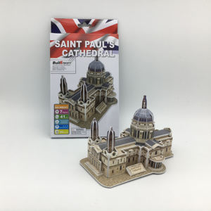London UK 3D St Paul's Cathedral Puzzle-Kit <span class=keywords><strong>de</strong></span> rompecabezas detallado y fiel a <span class=keywords><strong>la</strong></span> vida para niños - Product Image 3