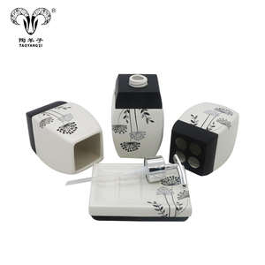 Nuovo design di lusso <span class=keywords><strong>arancione</strong></span> marmo ceramica accessori per il <span class=keywords><strong>bagno</strong></span> <span class=keywords><strong>set</strong></span> <span class=keywords><strong>set</strong></span> da <span class=keywords><strong>bagno</strong></span> per hotel - Product Image 5