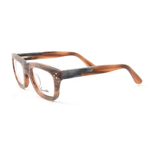 Cadres de lunettes en bois optique, fait à la main, haute qualité, nouveau produit à la mode, 110705