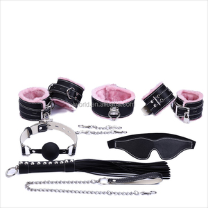 7 piezas <span class=keywords><strong>de</strong></span> cuero Suave esclavo esclavitud bdsm bondage para <span class=keywords><strong>hombre</strong></span> <span class=keywords><strong>de</strong></span> cuero esposas para tobillos bdsm bondage - Product Image 1