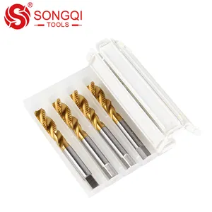 SONGQI Spiral/Straight Flute HSS M2 M35 Screw Taps Threading Taps Stainless Steel Metal Inox Machine Tap With Wholesale Price