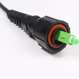 Cable de parche de fibra óptica ODVA-SC APC, resistente al agua
