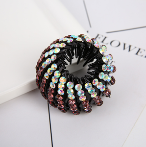 Mode queue de cheval boucle cristal <span class=keywords><strong>strass</strong></span> épingle à <span class=keywords><strong>cheveux</strong></span> - Product Image 4