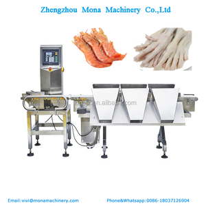 Máquina de clasificación de mariscos, clasificación de camarones, clasificador de peso de alimentos, clasificación de congeladores - Product Image 2