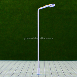 9cm 6V HO-Skala Garten-Kupfer- & Kunststoff-Laternenpfahl-Modell mit Bauernhaus-Design für Modelleisenbahn-<span class=keywords><strong>Layout</strong></span> T24 - Product Image 1