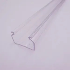 Customized Size Plastic Extrusion Profile Clear Square Tube