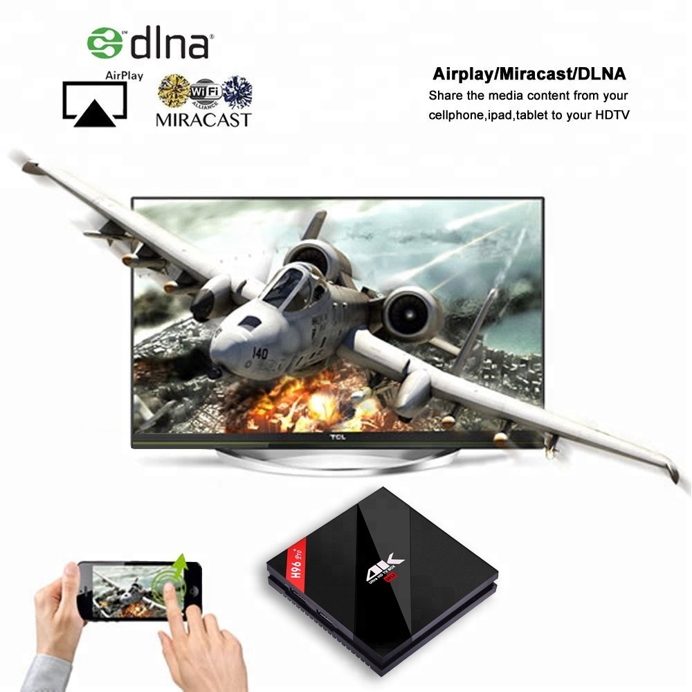 Tv caja Amlogic S912 Octa Core smart tv box Android Tv box 2 GB + 16 GB H96 PRO PLUS