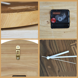 <span class=keywords><strong>Orologio</strong></span> <span class=keywords><strong>da</strong></span> <span class=keywords><strong>parete</strong></span> in legno massello <span class=keywords><strong>da</strong></span> 14 pollici ecologico - Product Image 5