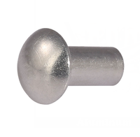 Rivets de bateau en aluminium solide, à tête ronde, fabriqué à la main en usine,