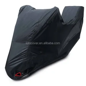 300D Oxford Premium Heavy Duty All Weather Proof Outdoor Waterproof Motorcycle Cover with top box