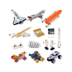 Missione educativa a bordo del Set di gioco dello <span class=keywords><strong>Space</strong></span> <span class=keywords><strong>Shuttle</strong></span> per bambini include razzi satelliti rover veicoli giocattoli di plastica - Product Image 2