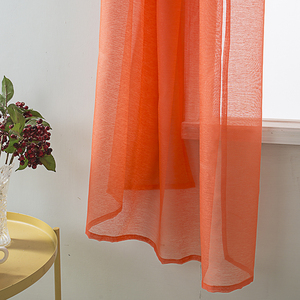 USA Fenêtre Écharpe Sheer Rideau Hotsale Transparent Voile Simple Valance Rideau - Product Image 4