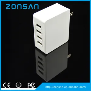 알리바바 중국 공급 업체 심천 ZONSAN 최고의 판매 제품 4 포트 usb 충전기