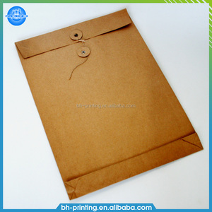 Personalizzato <span class=keywords><strong>carta</strong></span> kraft feltro busta <span class=keywords><strong>di</strong></span> file cartella documenti del sacchetto del supporto con la stringa <span class=keywords><strong>di</strong></span> chiusura <span class=keywords><strong>di</strong></span> immagazzinaggio <span class=keywords><strong>di</strong></span> <span class=keywords><strong>carta</strong></span> - Product Image 2