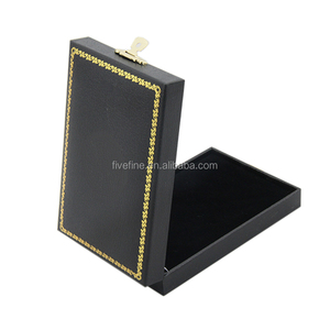 Boîte rigide noire personnalisée avec estampage sur papier couché et impression à disparition pour l'artisanat et l'emballage cadeau - Product Image 2